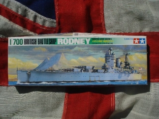 Tamiya 102 / 77502 H.M.S. RODNEY Royal Navy Battleship WWII